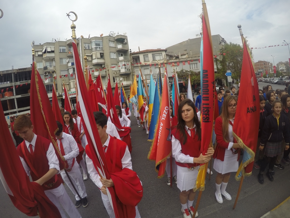 Fotoğraflarla Cumhuriyet Bayramı çelenk sunma programı 21