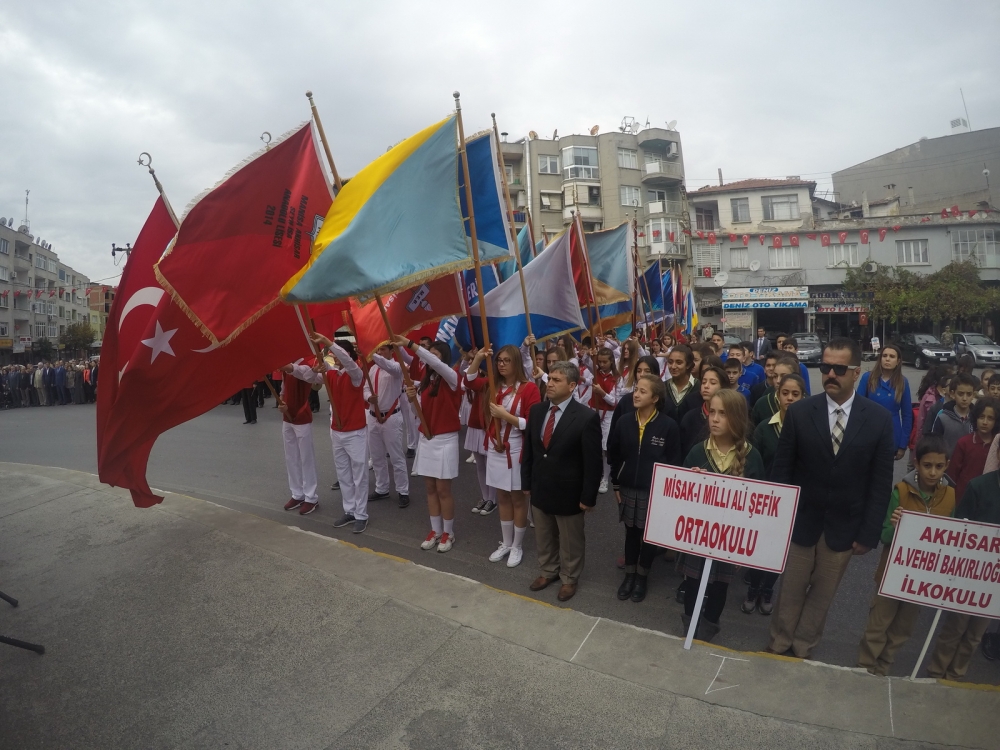 Fotoğraflarla Cumhuriyet Bayramı çelenk sunma programı 24