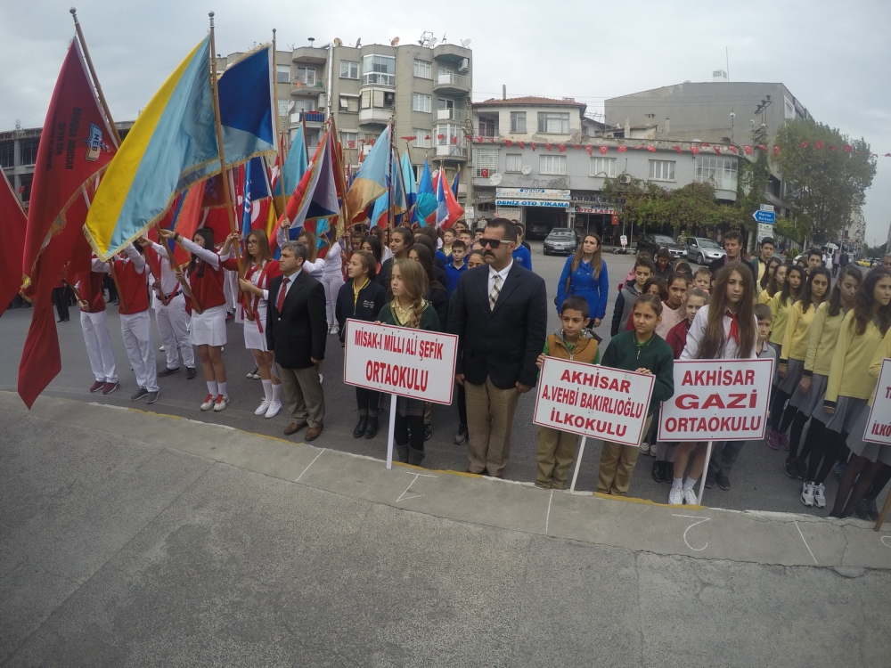 Fotoğraflarla Cumhuriyet Bayramı çelenk sunma programı 25