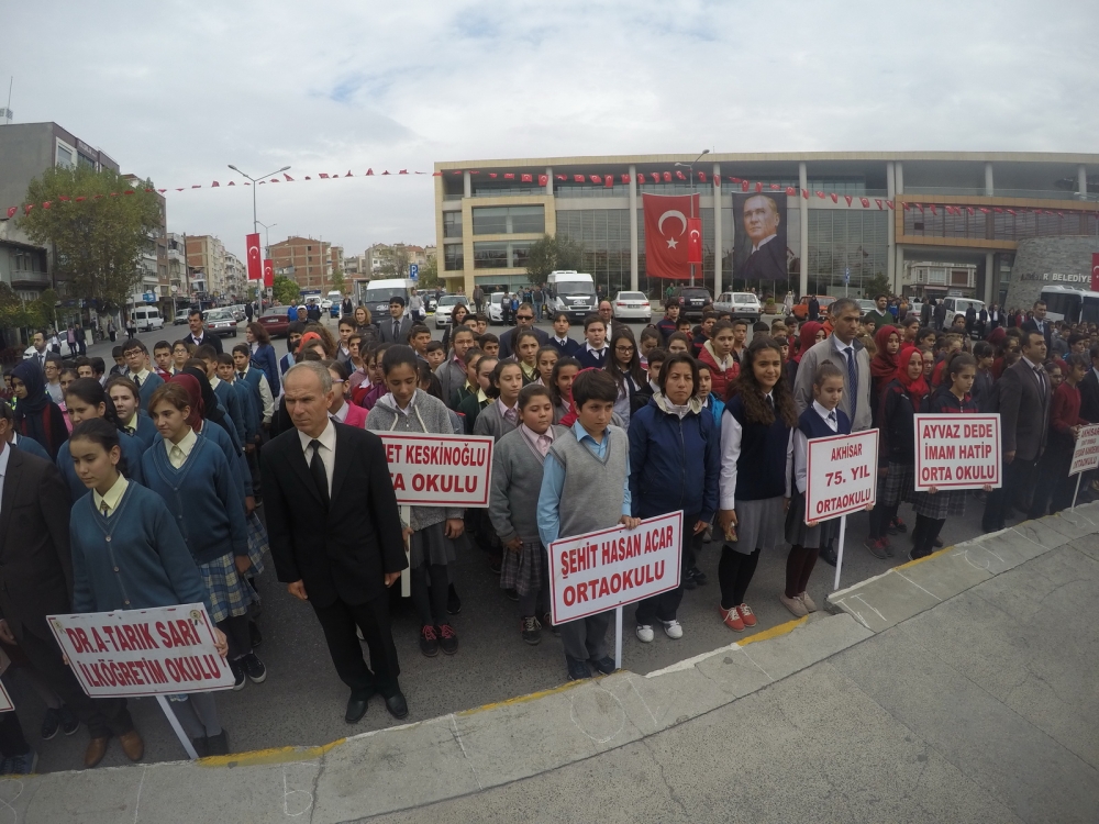 Fotoğraflarla Cumhuriyet Bayramı çelenk sunma programı 30