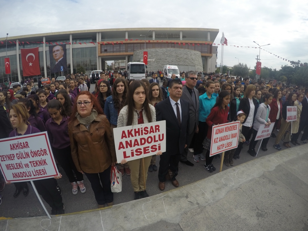 Fotoğraflarla Cumhuriyet Bayramı çelenk sunma programı 35