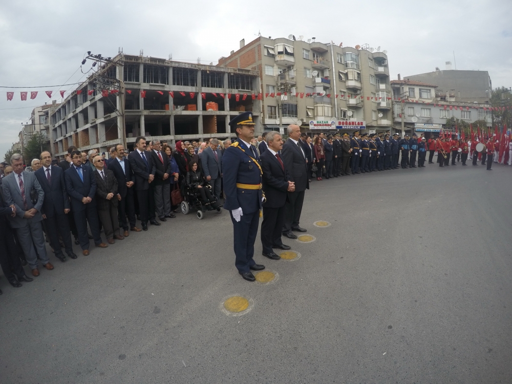 Fotoğraflarla Cumhuriyet Bayramı çelenk sunma programı 53