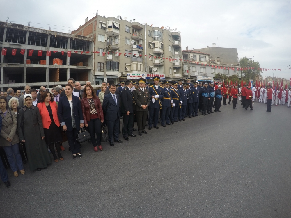 Fotoğraflarla Cumhuriyet Bayramı çelenk sunma programı 58