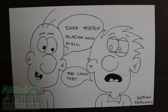 Akhisar Belediyesi Sanat Atölyesi Karikatür Kursu eserleri 26