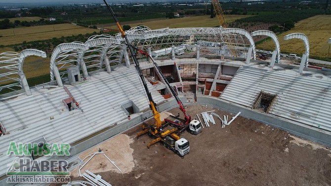 Spor Toto Akhisar Stadyumu hızla yükseliyor 5