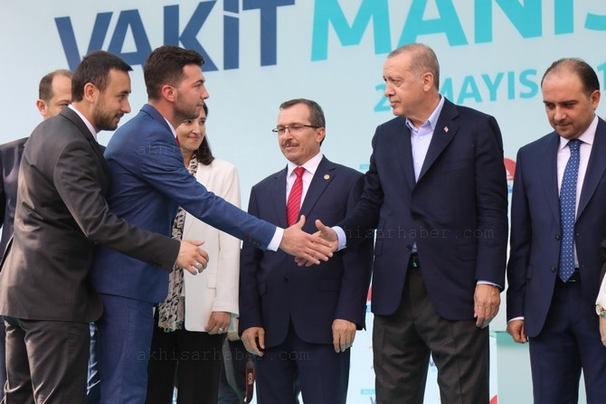 Cumhurbaşkanı Recep Tayyip Erdoğan, Akhisar'da miting yaptı 218