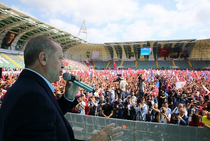 Cumhurbaşkanı Recep Tayyip Erdoğan, Akhisar'da miting yaptı 25