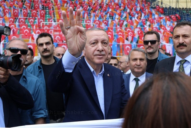 Cumhurbaşkanı Recep Tayyip Erdoğan, Akhisar'da miting yaptı 264