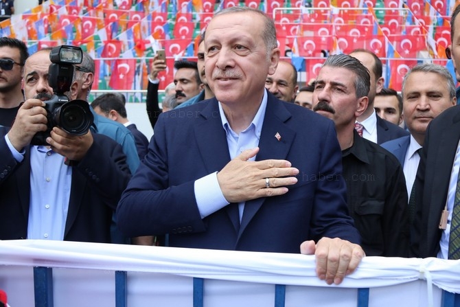 Cumhurbaşkanı Recep Tayyip Erdoğan, Akhisar'da miting yaptı 266