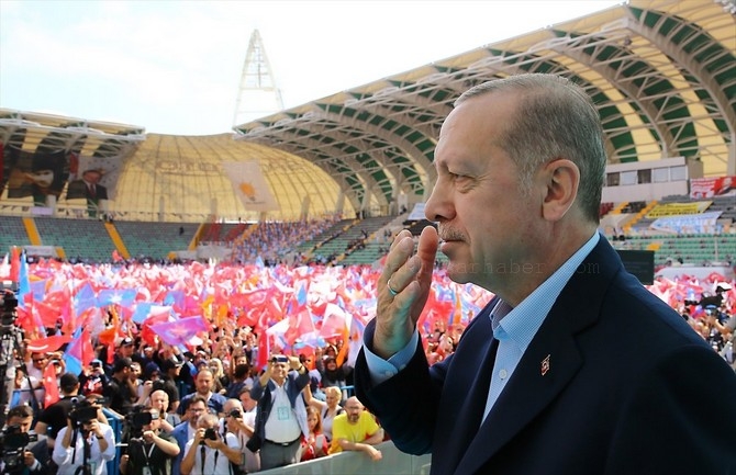 Cumhurbaşkanı Recep Tayyip Erdoğan, Akhisar'da miting yaptı 31