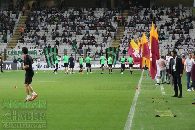 Süper Kupa heyecanı başlıyor! İşte Akhisarspor ve Galatasaray saha içind 55