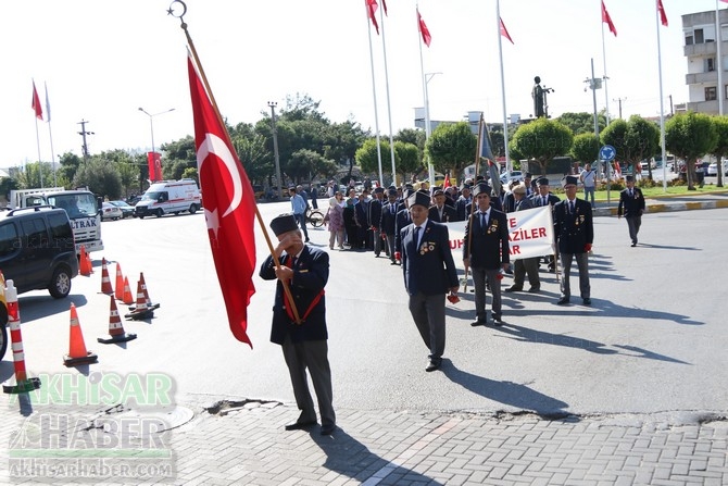 Akhisar'da 19 Eylül Gaziler günü törenle kutlandı 135