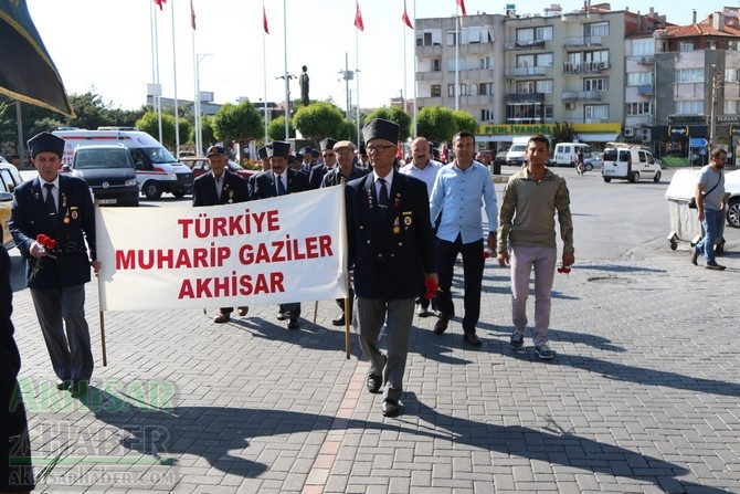 Akhisar'da 19 Eylül Gaziler günü törenle kutlandı 145