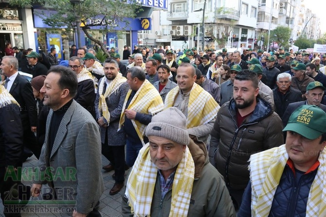 Akhisar'da Dünya zeytin Günü yürüyüşü renkli görüntülere sahne oldu 30