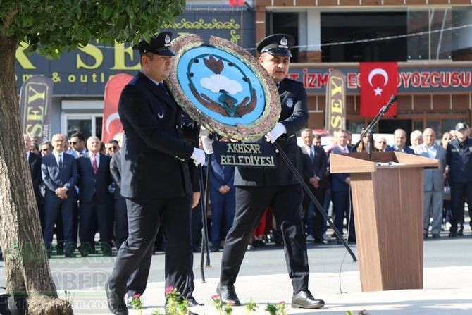 Cumhuriyet Bayramı 96.yıl Atatürk anıtı çelenk sunma töreni 11