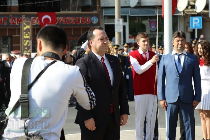 Cumhuriyet Bayramı 96.yıl Atatürk anıtı çelenk sunma töreni 14