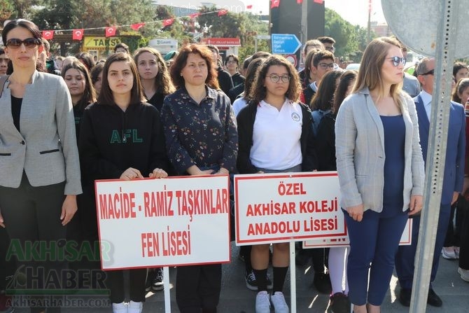 Cumhuriyet Bayramı 96.yıl Atatürk anıtı çelenk sunma töreni 21