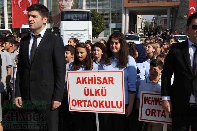 Cumhuriyet Bayramı 96.yıl Atatürk anıtı çelenk sunma töreni 37