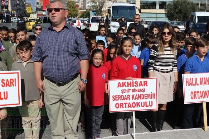 Cumhuriyet Bayramı 96.yıl Atatürk anıtı çelenk sunma töreni 49