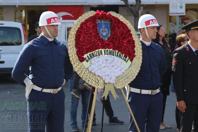 Cumhuriyet Bayramı 96.yıl Atatürk anıtı çelenk sunma töreni 5