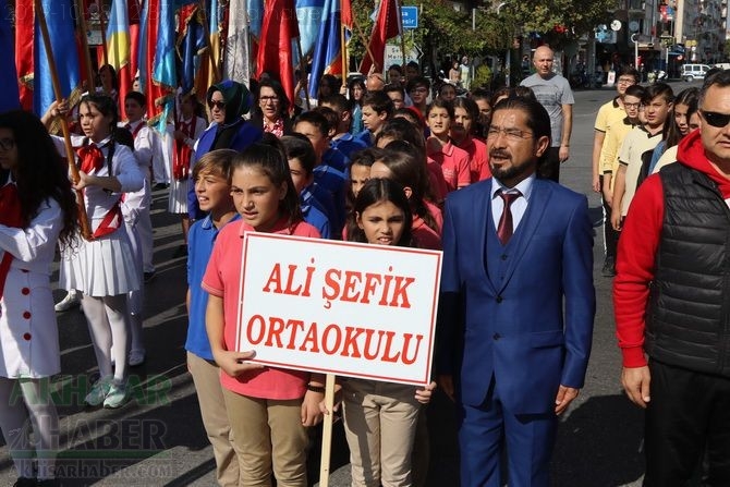 Cumhuriyet Bayramı 96.yıl Atatürk anıtı çelenk sunma töreni 52