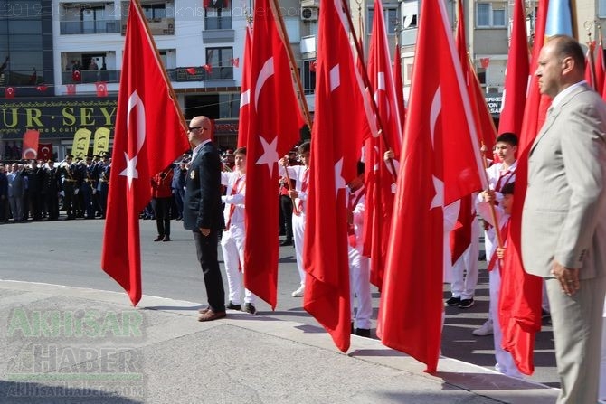 Cumhuriyet Bayramı 96.yıl Atatürk anıtı çelenk sunma töreni 54