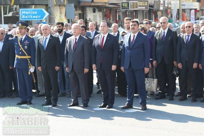 Cumhuriyet Bayramı 96.yıl Atatürk anıtı çelenk sunma töreni 58