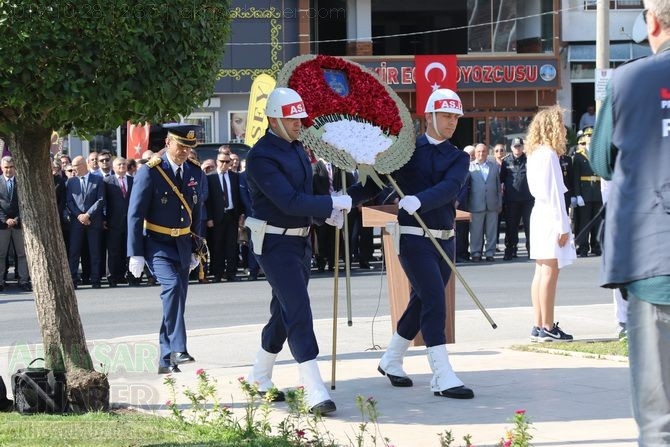 Cumhuriyet Bayramı 96.yıl Atatürk anıtı çelenk sunma töreni 8