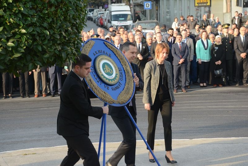 10 Kasım Atatürk'ü Anma Günü Çelenk Sunma Töreni Foto Galeri 14