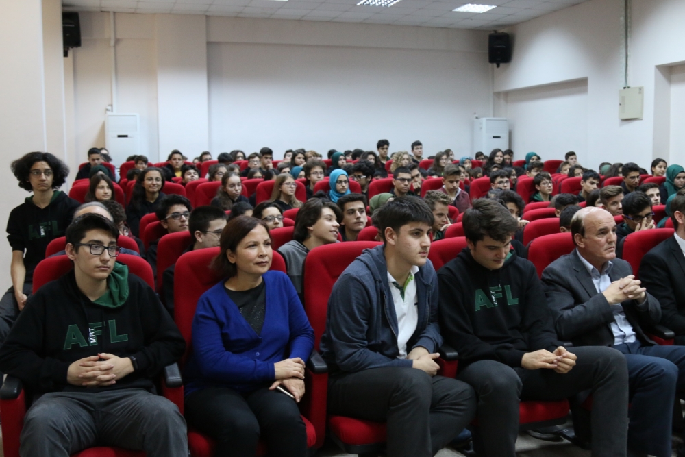 Akhisar Belediye Basket takımı, Akhisar Fen Lisesi öğrencileri ile buluş 8