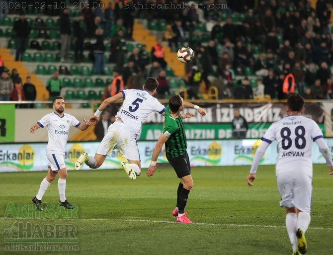 TFF 1.Lig, Akhisarspor, E.G. Menemenspor ilk devre fotoğrafları 62