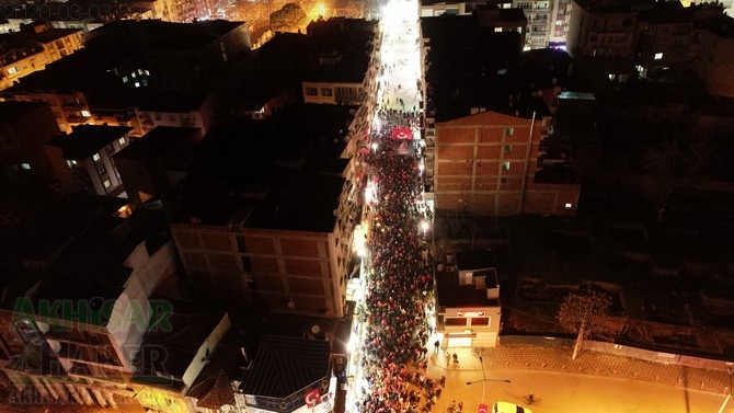 3 Mart 2020 tarihli Akhisar şehitler için yapılan yürüyüş tüm fotoğrafla 149