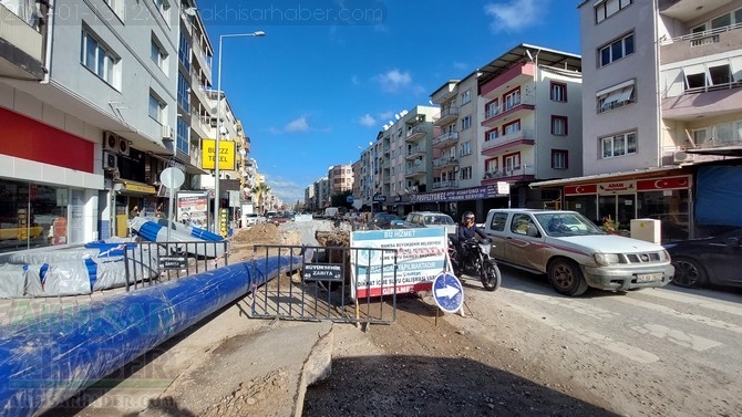 Sanayi yolunda altyapı çalışmaları tüm hızıyla devam ediyor 10