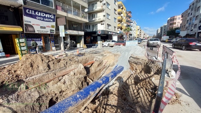 Sanayi yolunda altyapı çalışmaları tüm hızıyla devam ediyor 22