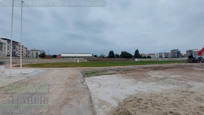 Akhisar eski stadyumda çalışmalar tüm hızıyla devam ediyor 29