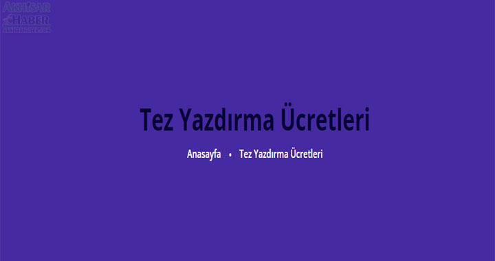 Tez Yazdırma Nedir ve Neden İhtiyaç Duyulur?