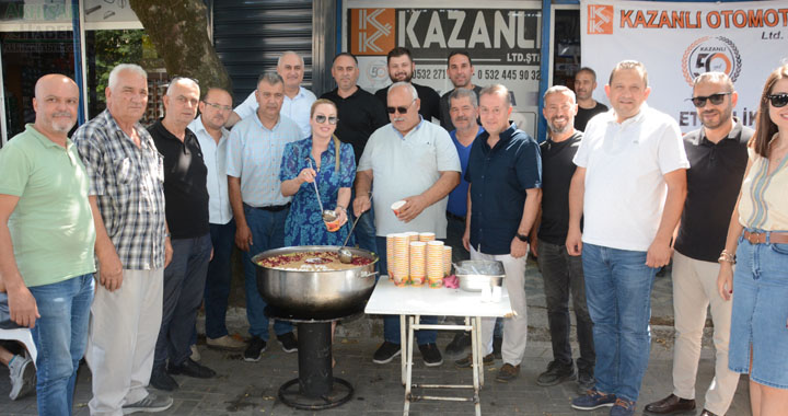 Kazanlı Otomotiv’den 50. Yılına özel Aşure hayrı