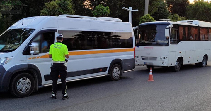 Bölge Trafik Şube Müdürlüğü ve İstasyon Amirliğinin İşçi servis denetimi