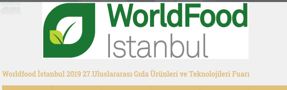 Akhisar 20. Kez 2024 Worldfood İstanbul Gıda Fuarına Katılıyor