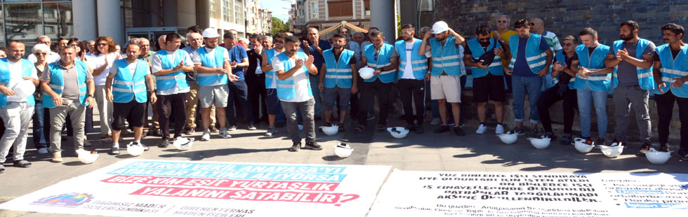 Soma'dan Ankara'ya yürüyüş başlatan Fernas işçileri Akhisar’da