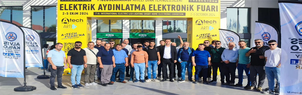 Akhisar Elektrikçiler, Elektronikçiler, İstanbul A-Tech Fuarında