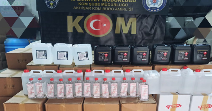 Polis, 1.653 Litre Etil Alkol, ele geçirdi