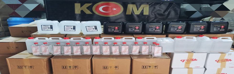 Polis, 1.653 Litre Etil Alkol, ele geçirdi