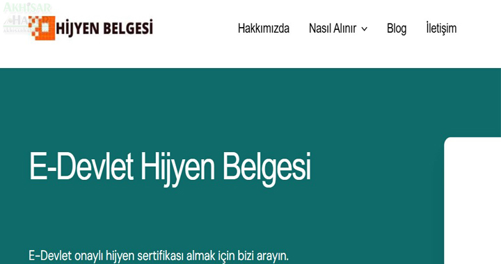 Hijyen Belgesi Nasıl Alınır?