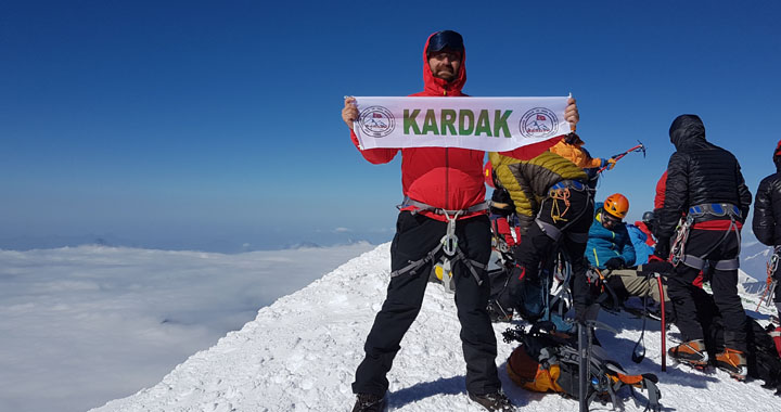 Akhisarlı dağcı, Kazbek dağına tırmandı