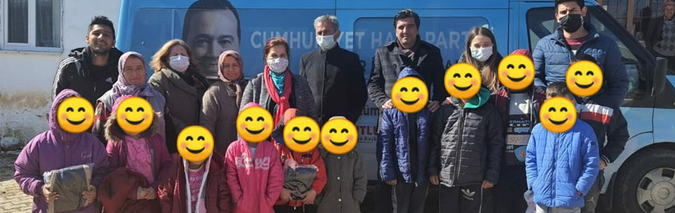 CHP Kadın Kolları, ihtiyaç sahibi çocukların yanında