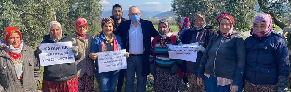 Bakırlıoğlu, 8 Mart’ı çiftçi kadınlarla kutladı