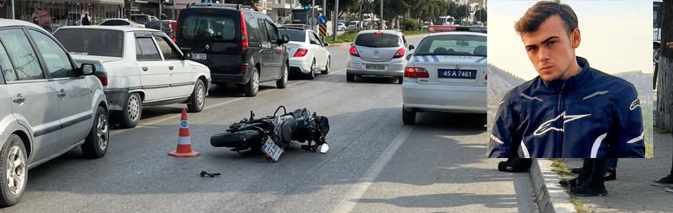 Akhisarlı genç, motosiklet kazasında hayatını kaybetti!