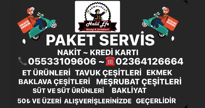 Gurme kalitesindeki ürünler bir telefon uzaklığında!