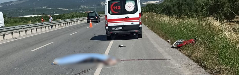 Akhisar – Soma yolunda kaza! 1 kişi hayatını kaybetti